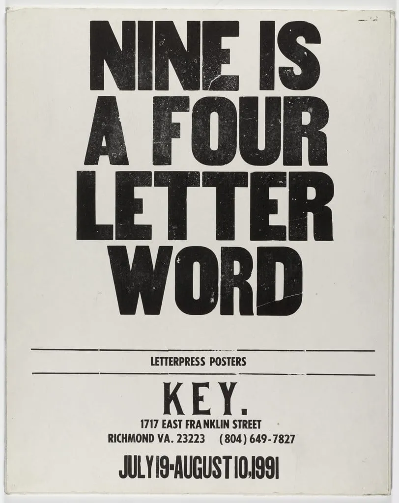 Untitled, by Davi Det Hompson, Ann Fessler, Charles Brohawn, Chris Mason, Cliff Baldwin, Carolee Schneemann, Various Artists Kay Rosen, 1991