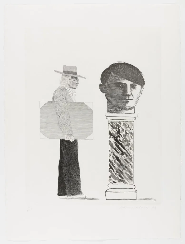 Untitled, by David, ink, 1973