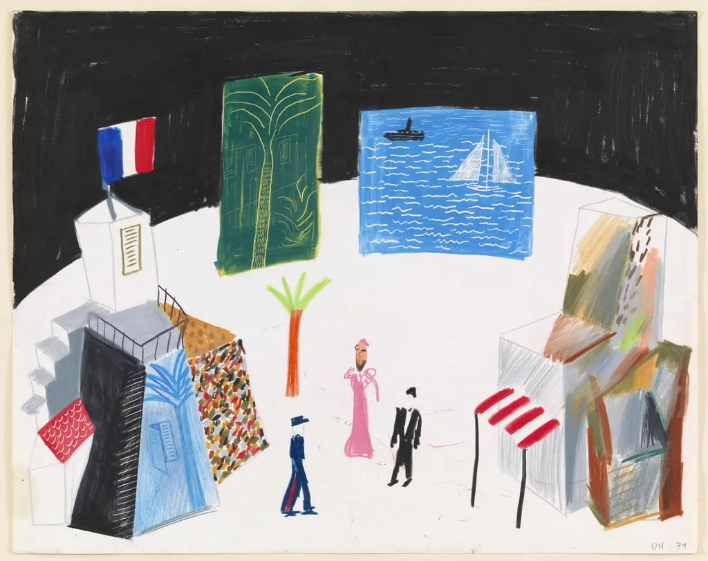 Untitled, by David, crayon, 1979