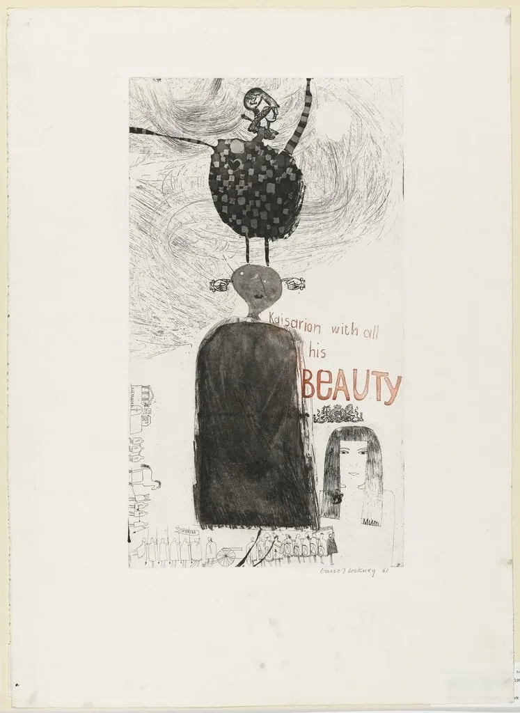 Untitled, by David, ink, 1961