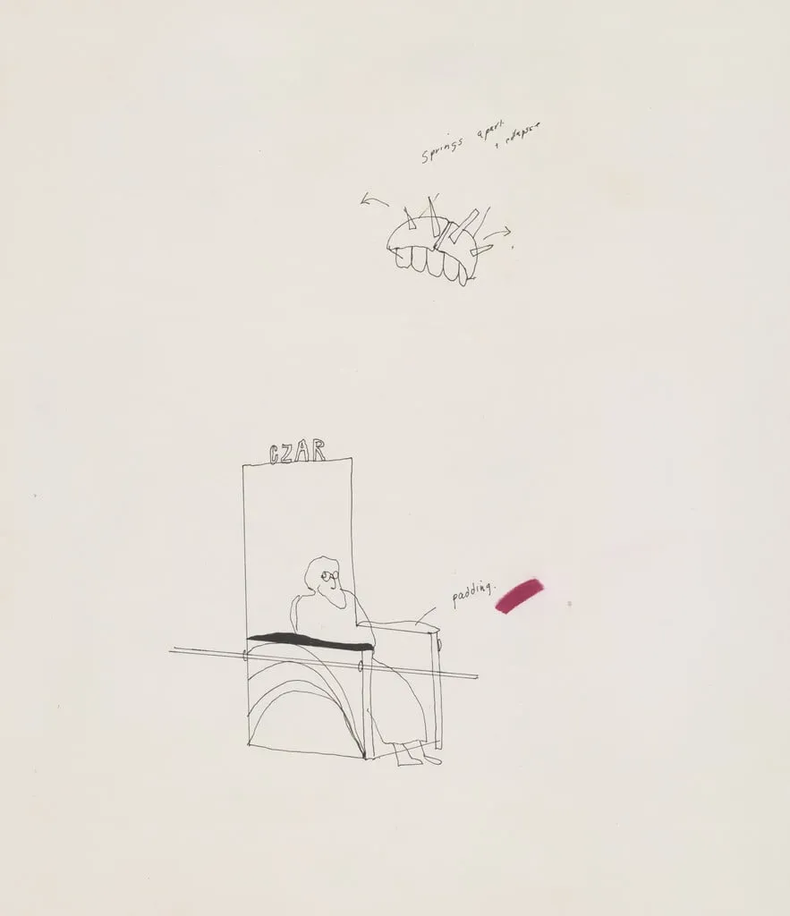Untitled, by David, crayon, 1966