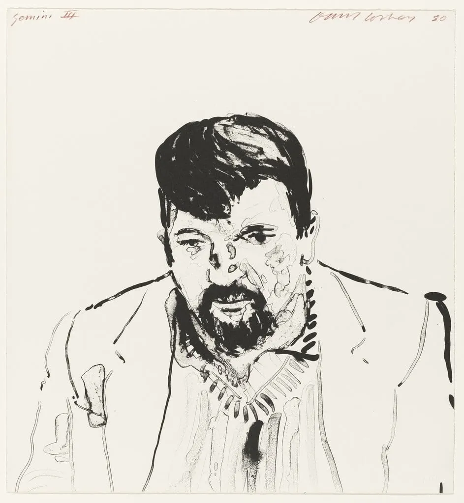 Untitled, by David, ink, 1980