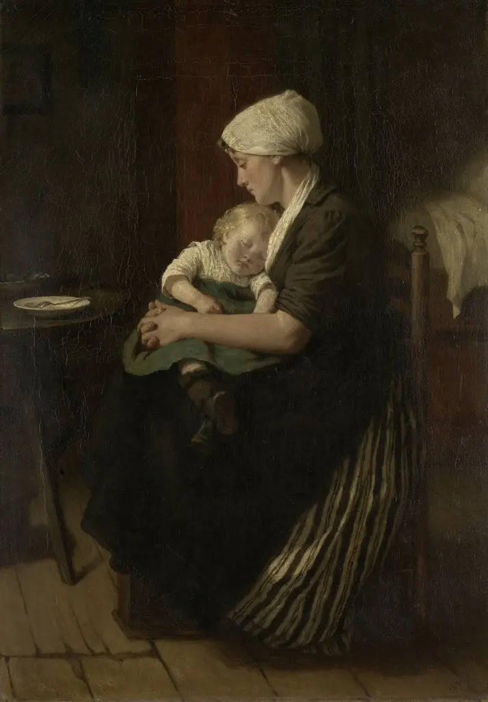 Lulled to Sleep, by David Adolph Constanz Artz
