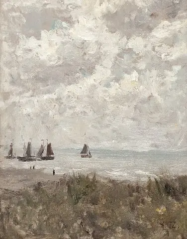 Seascape, by David Adolph Constanz Artz