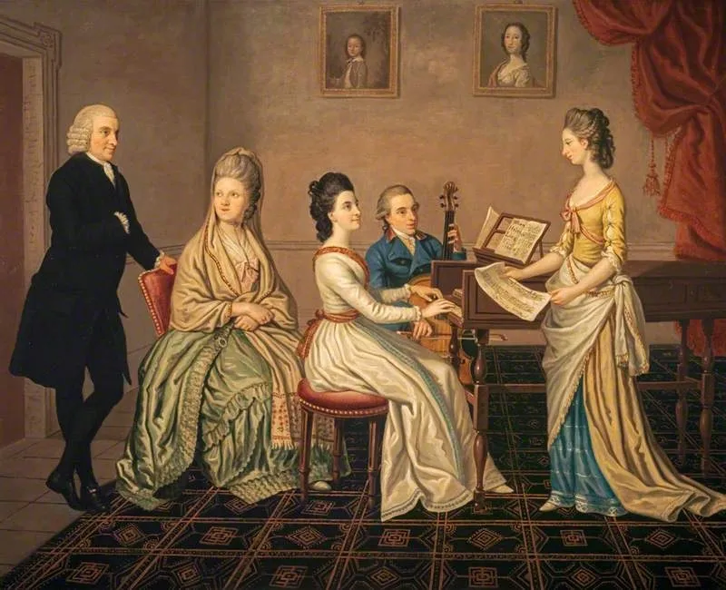 James Erskine, Lord Alva (1722 - 1796) and his family, by David Allan, oil, 1790