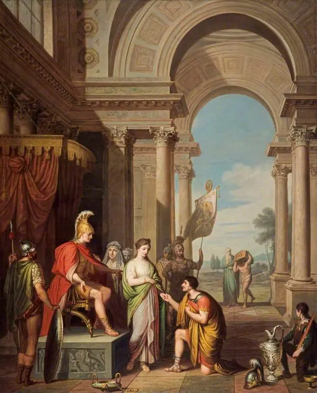 The Continence of Scipio, by David Allan