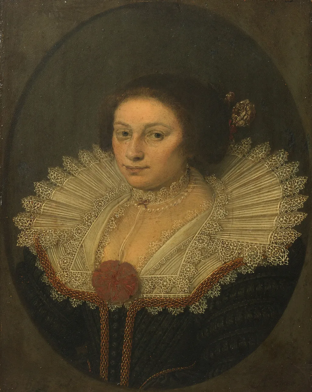 Portrait of Aertje Witsen (1599-1652), by David Bailly, oil, 1626