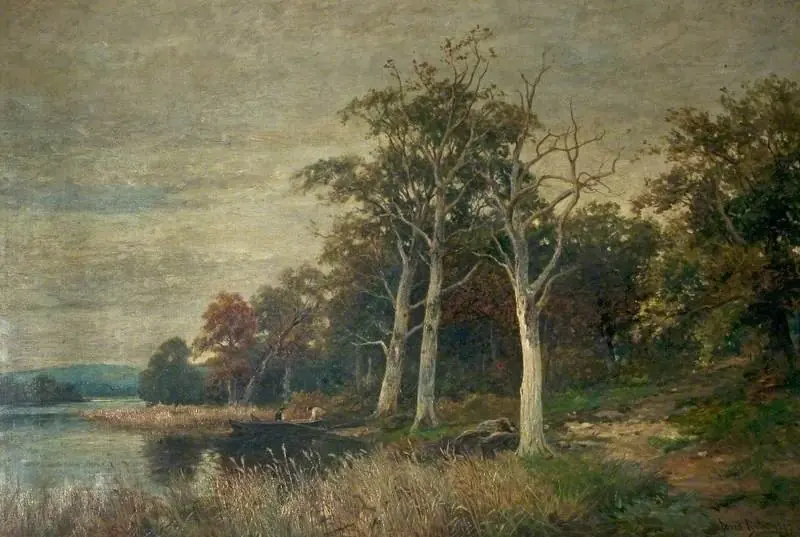 The Shores of Rydal Water, Cumbria, by David Bates