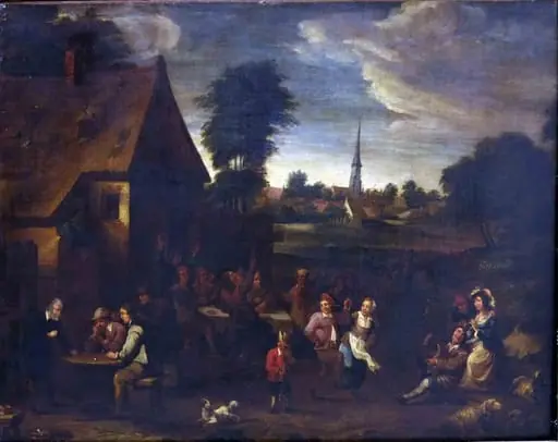 Chermeză, by David cel Tânăr Teniers
