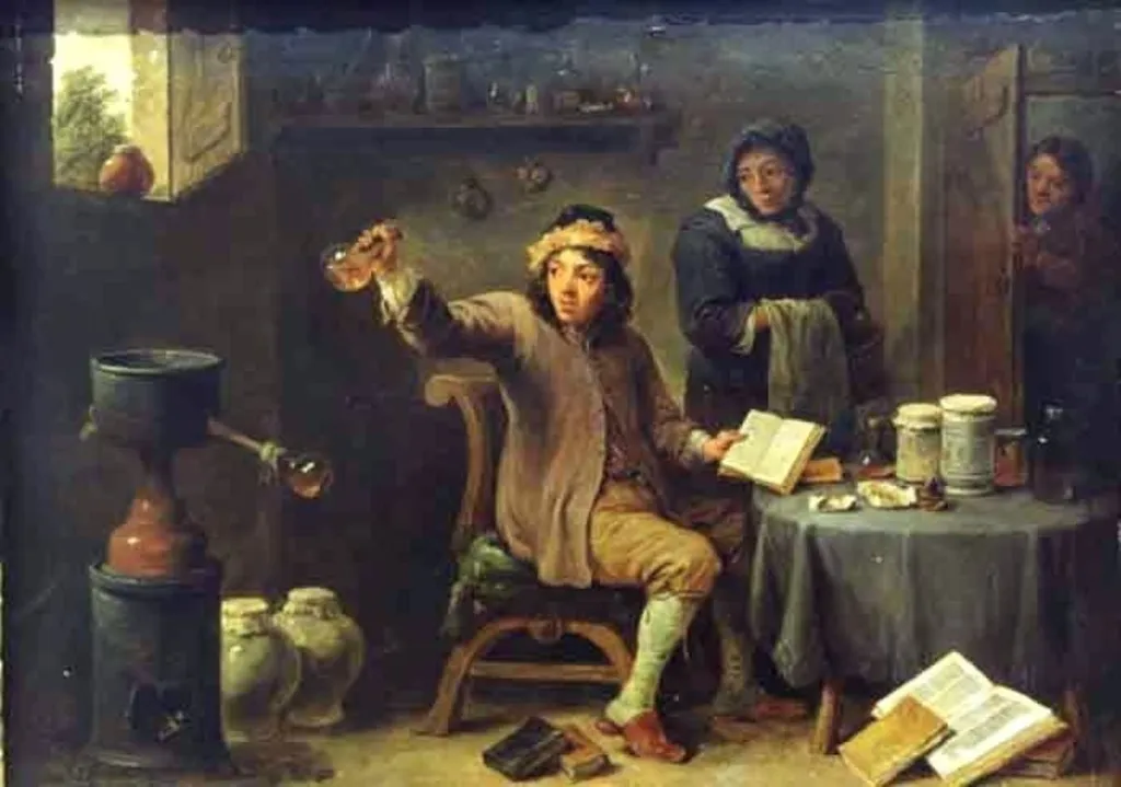 Consultația, by David cel Tânăr Teniers, unspecified, 1642
