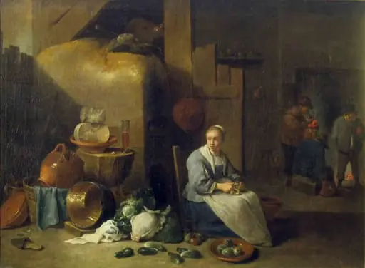 Interior flamand (olandez), by David cel Tânăr Teniers