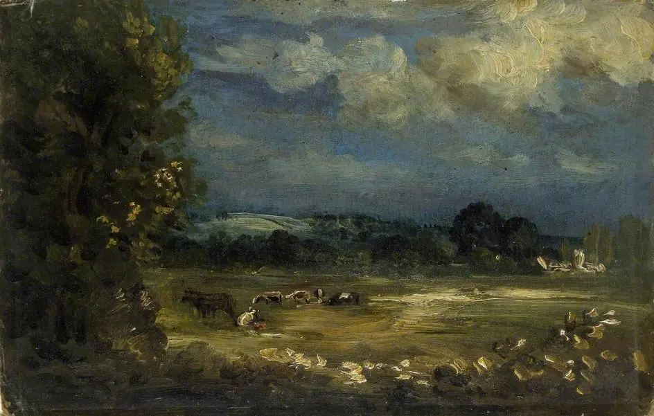 Britford Vale: Water Meadows, by David Charles Read