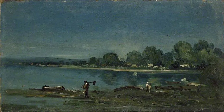 View near Elmfield Lodge, Southampton, by David Charles Read, unspecified, 1835