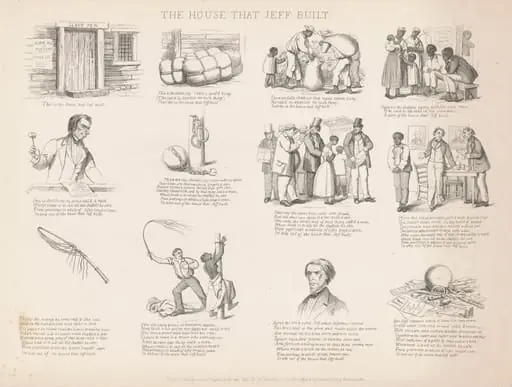 The House that Jeff Built, by David Claypoole Johnston