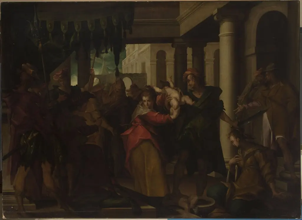 Judgement of Solomon (1 Kings 3:16–28), by David Colijns