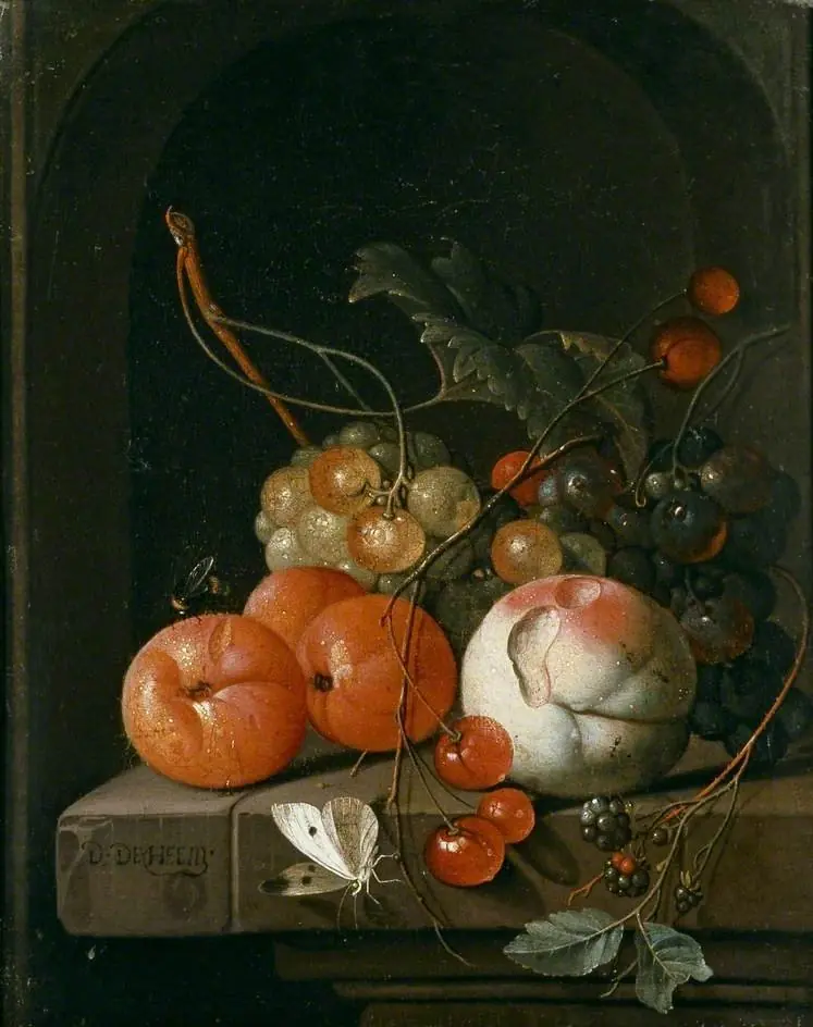 Still Life of Fruit, by David Cornelisz de Heem