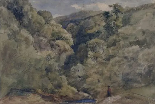 A Mountain Glen, by David Cox
