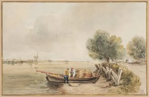 Battersea Fields form Millbank, by David Cox