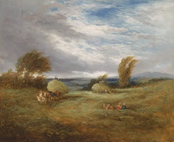 In the Hayfield, by David Cox