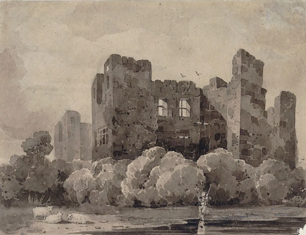 Kenilworth Castle, by David Cox, watercolor, 1850