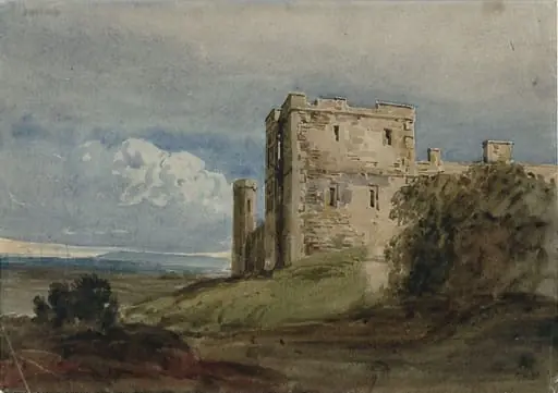 Landscape with Castle, by David Cox