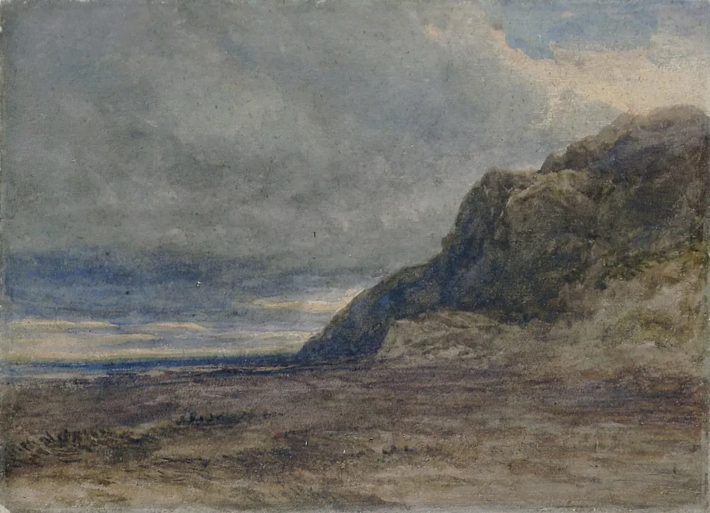 Mountain Scenery, by David Cox, watercolor, 1850
