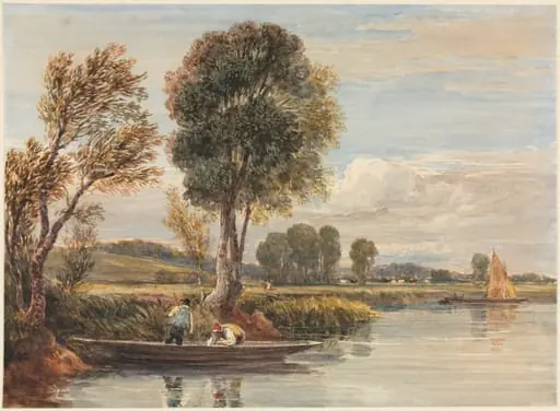 On the Thames, by David Cox