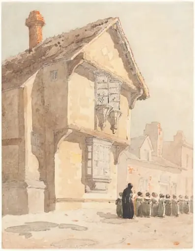 The School Walk, by David Cox