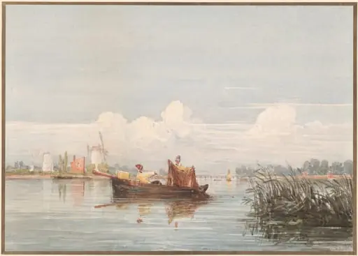 The Thames at Battersea, by David Cox