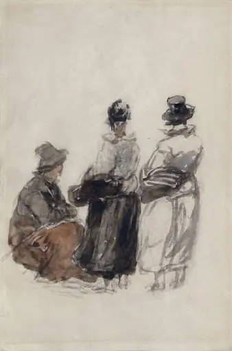 Three Women, by David Cox