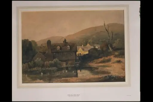 Water Mill, North Wales, by David Cox