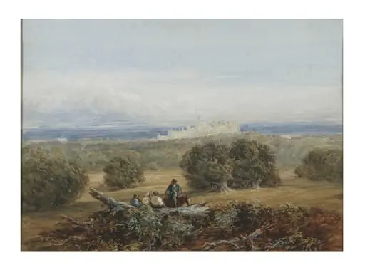 Windsor Castle, from the Sandpit Gate, by David Cox