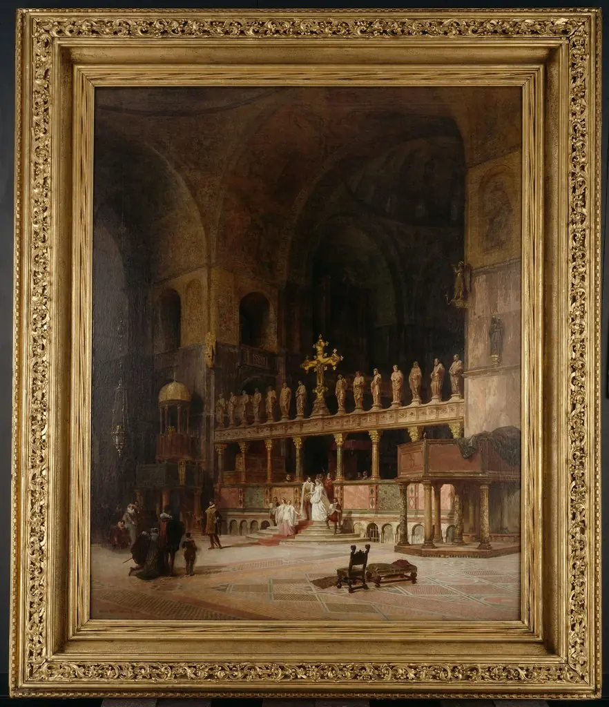 Interior of St. Mark's, Venice, by David Dalhoff Neal