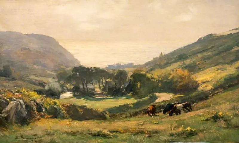 A Cornish Valley, by David Farquharson