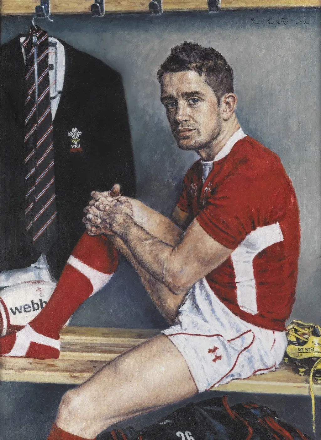 Shane Williams, by David Griffiths, oil, 2019