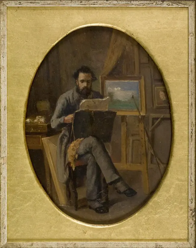 A Painter in his Studio. The Artist Himself (?), by David Jacobsen