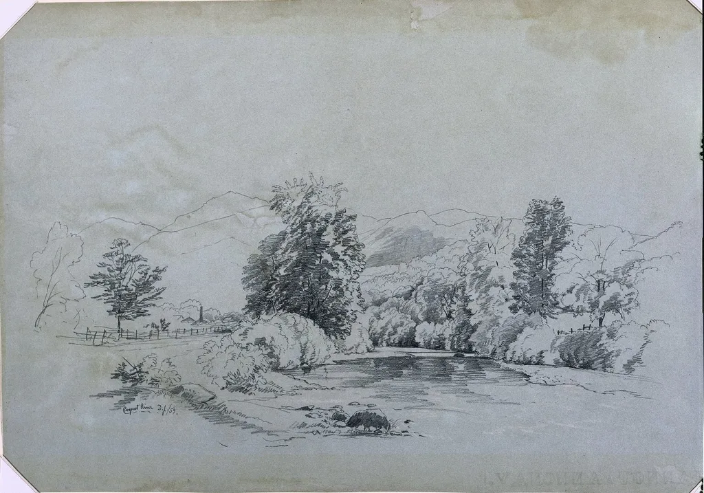 Boquet River, by David Johnson, 1859