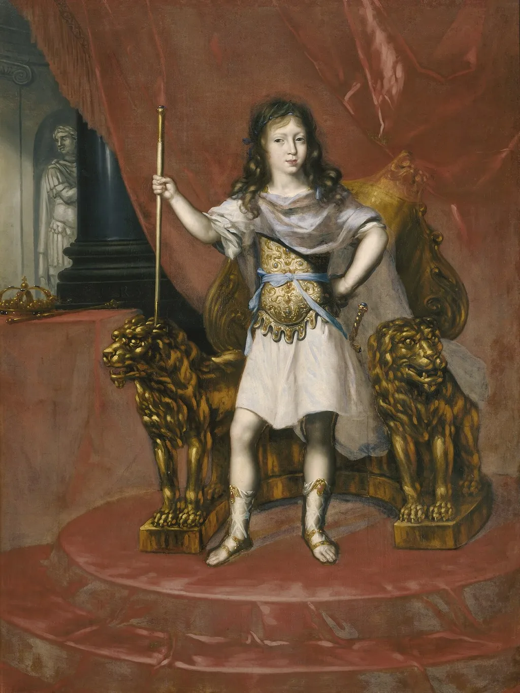 Karl XI, 1655-1697, konung av Sverige pfalzgreve av Zweibrücken, by David Klöcker Ehrenstrahl, oil, 1690