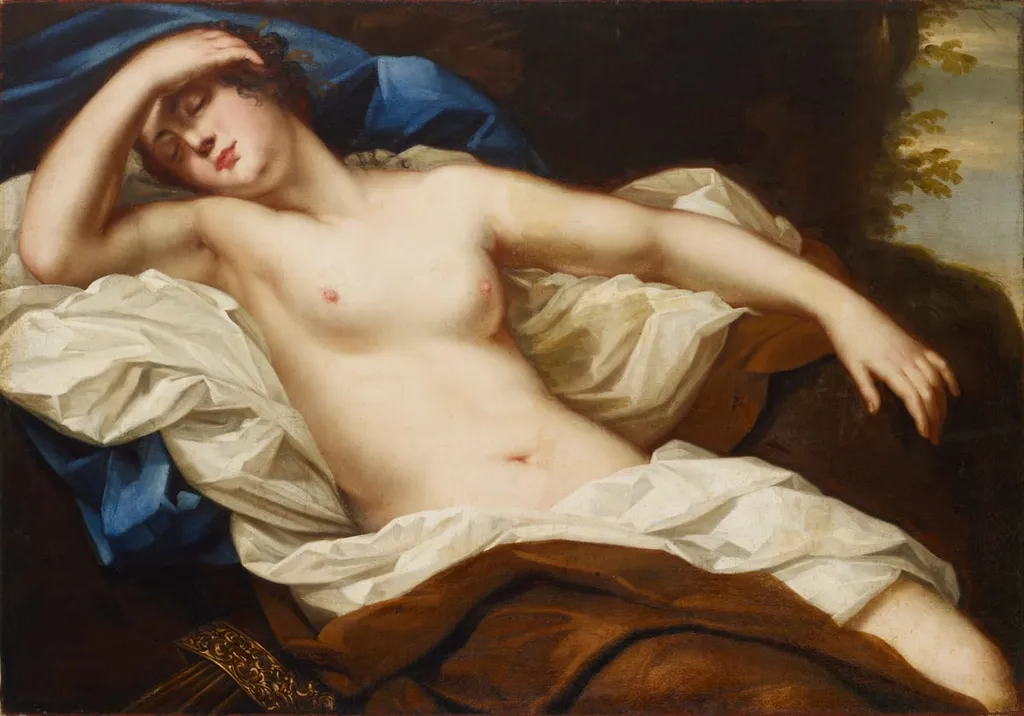 Lepäävä Diana, by David Klöcker Ehrenstrahl, unspecified