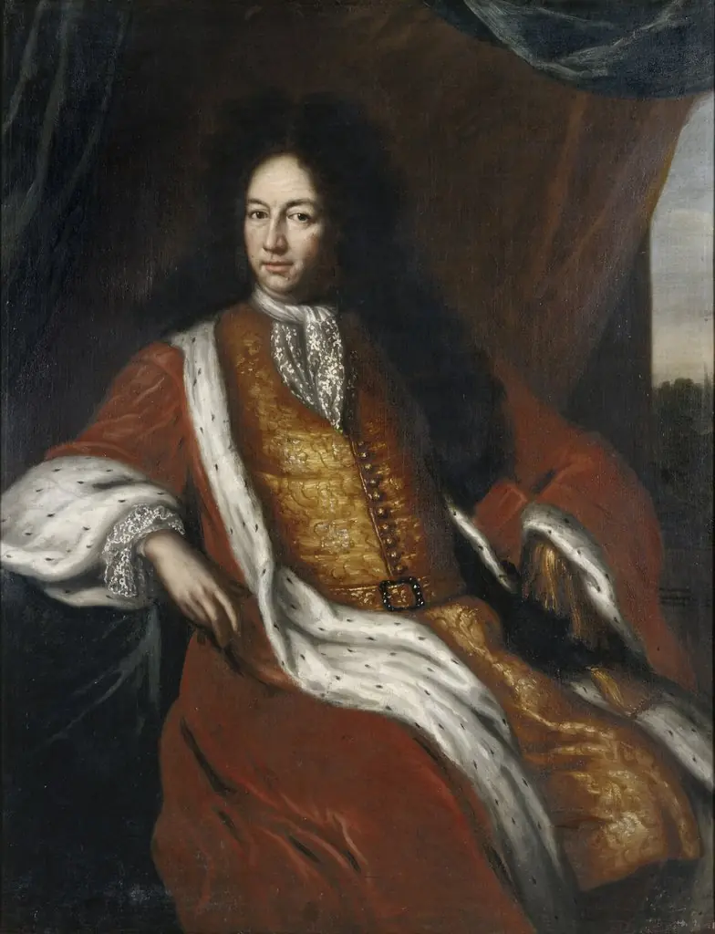 Carl Piper, 1647-1716, greve, by David Kock