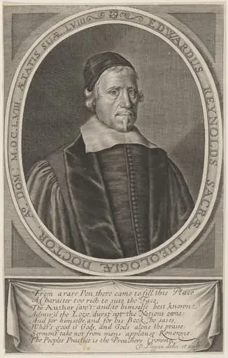 Edward Reynolds, Bishop of Norwich, by David Loggan
