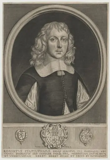Sir Robert Stapylton, Dramatic Poet and Translator, by David Loggan
