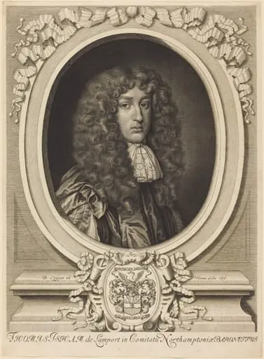 Sir Thomas Isham, by David Loggan