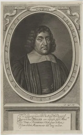 Thomas Fuller, Divine and Historian, by David Loggan