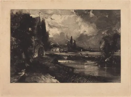Mill near Colchester, by David Lucas