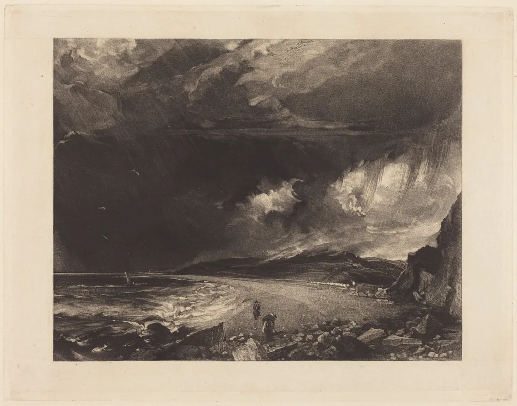 Weymouth Bay, by David Lucas, ink, 1830