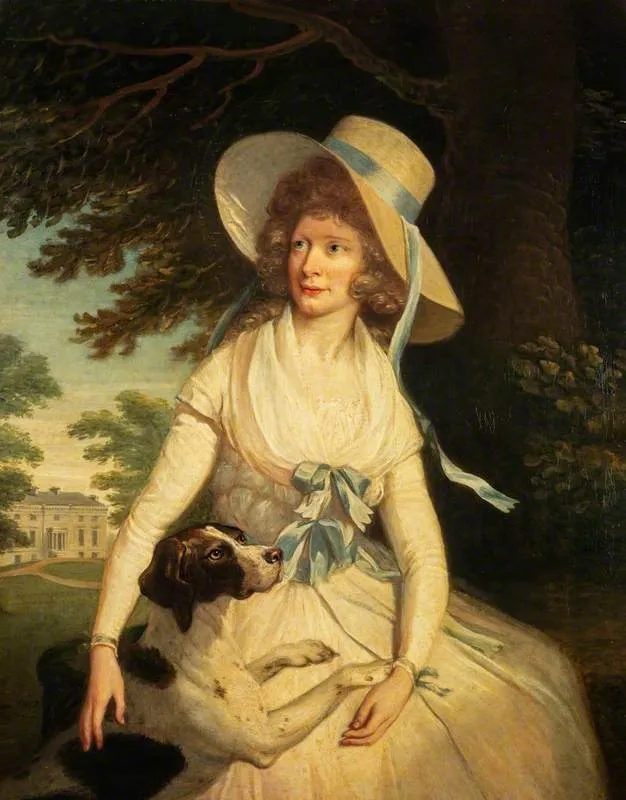 Lilias Seton, Lady Steuart of Allanton (died 1821), by David Martin, oil, 1795