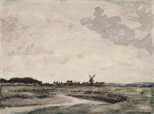 Landscape with Windmill, by David Muirhead
