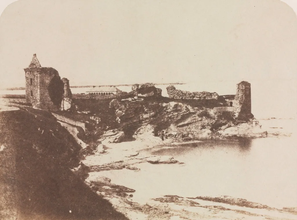 St. Andrews Castle, from the Southeast, by David Octavius Hill, 1846