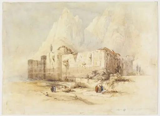 Convent of St Catherine, Mount Sinai, by David RA Roberts